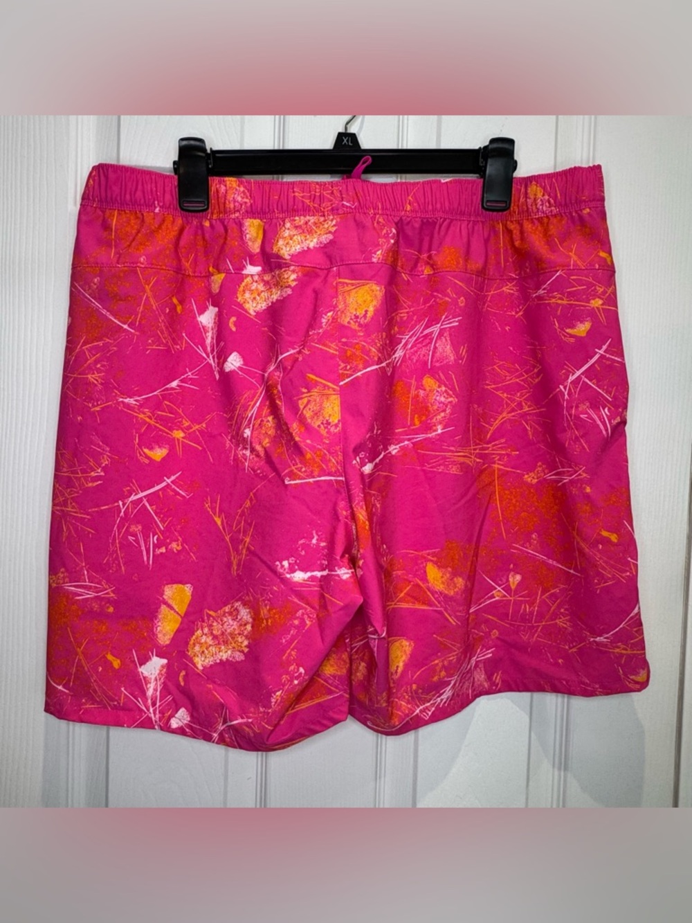 The North Face Men's XL Wander Shorts Pink Glo Valley Print - Picture 2 of 7